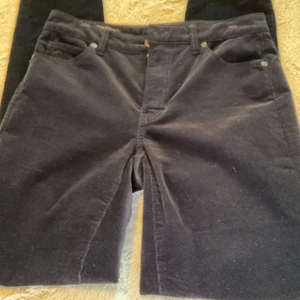 Talbots Navy Blue Corduroy Jeans Size 2P
